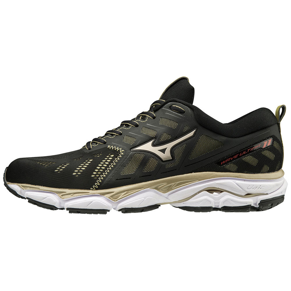 Scarpe Running Mizuno WAVE ULTIMA 11 AMSTERDAM Uomo - Nere/Oro/Bianche - 03651-FZTA